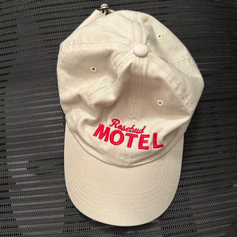 Schitt's Creek ROSEBUD MOTEL Baseball Cap Hat Biege / Cream Unisex OS
